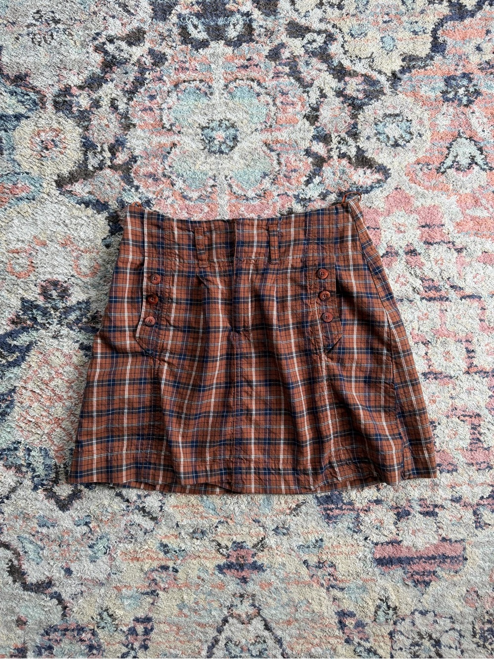 Plaid Mini Skirt